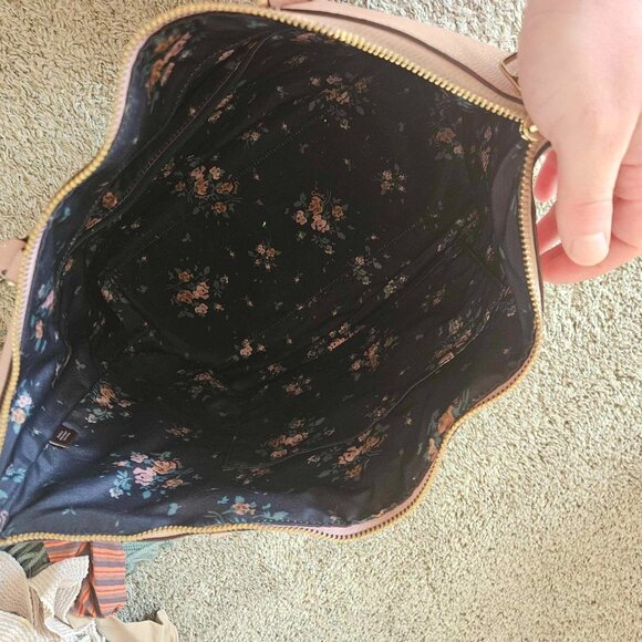 Light Pink Coach Regenerative Leather Tote Bag with Charm - Picture 12 of 16